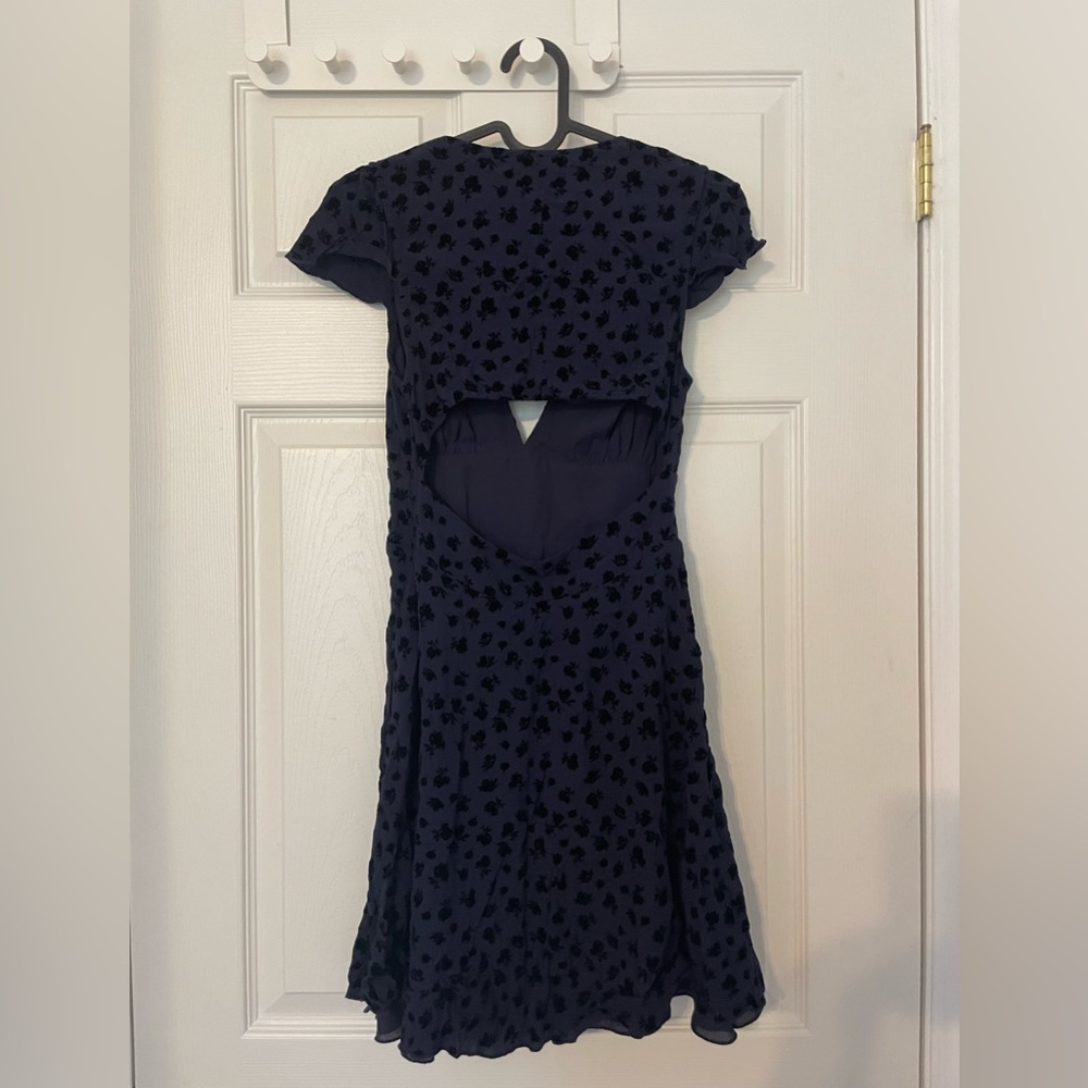 Aritzia Sunday Best Rand Dress Velvet Floral - Picture 3 of 4